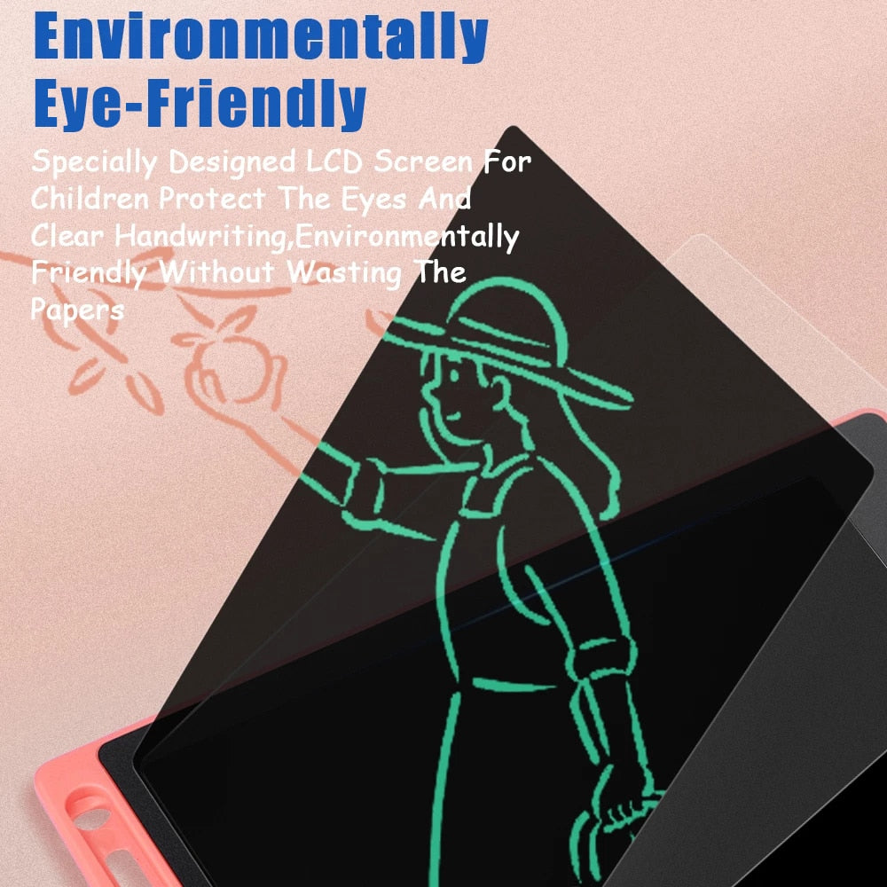 8.5/10/12 Inch LCD Drawing Tablet Electronic Drawing Writing Board Colorful Handwriting Pad Boy Girl Kids Children's Toys Gift.