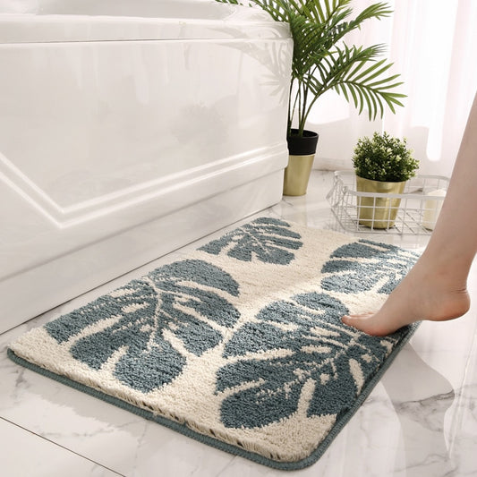 Anti-slip Bath Mat Bathroom Mat Carpet Water Absorption Rug Floor Anti Slip Soft Rug Mats Home Kitchen Carpet