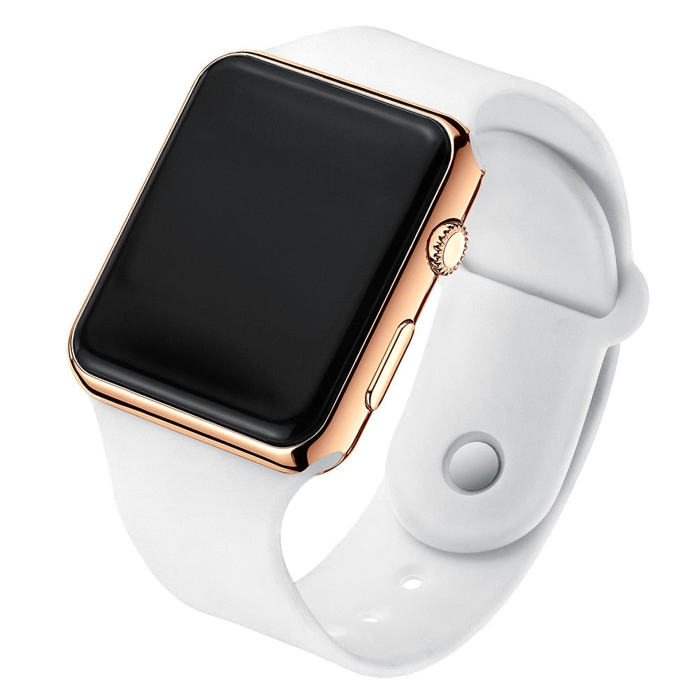 Digital Lover Watches Couple Watch Men For Women Electronic LED Digital Women Watch Fashion Casual Simple Silicone Female Watch.