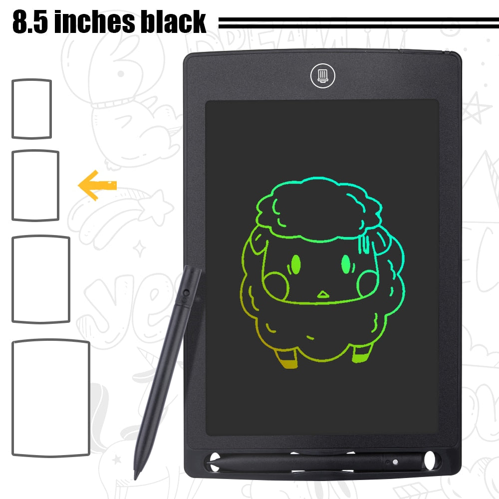 8.5/10/12 Inch LCD Drawing Tablet Electronic Drawing Writing Board Colorful Handwriting Pad Boy Girl Kids Children's Toys Gift.