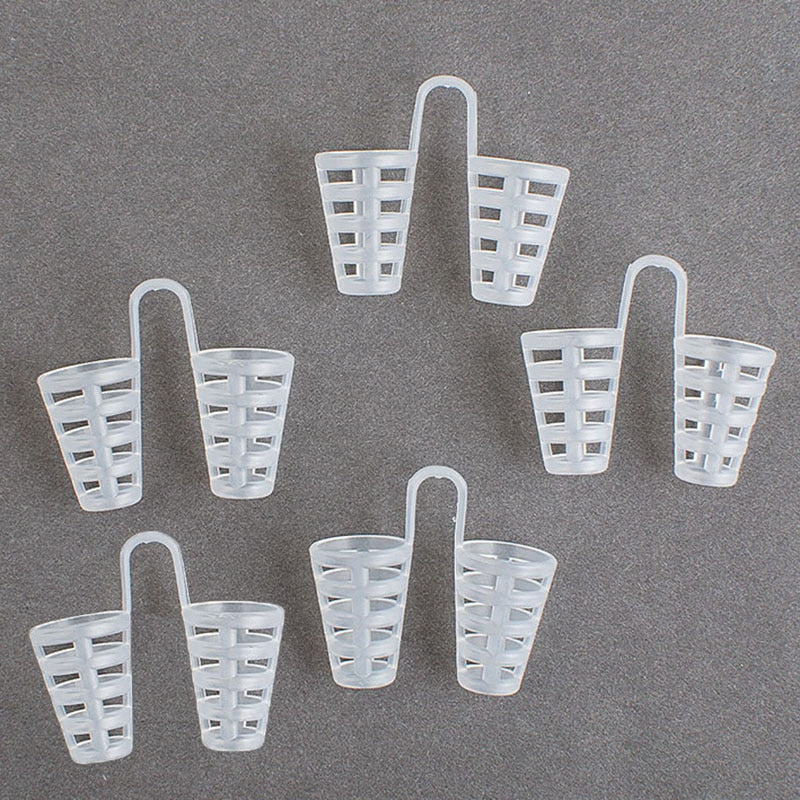 5Pcs/set Anti Snore Apnea Nose Clip Anti-Snoring Breathe Aid Stop Snore Device Sleeping Aid Equipment Stop Snoring.