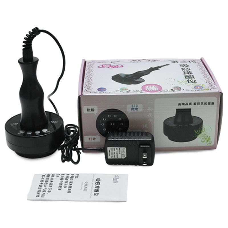 Electric Scraping Lymphatic Cupping guasha Device Therapy Massager Body Relaxation Stimulate Acupoints Detoxification Machine.