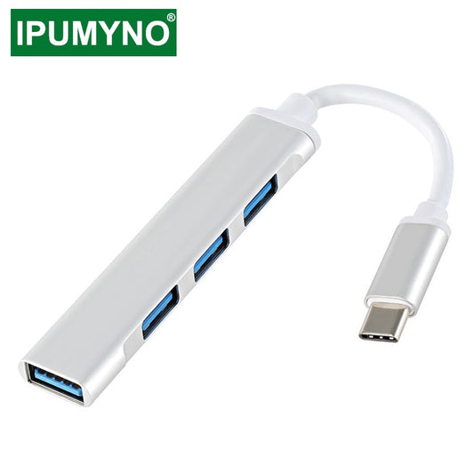 USB C HUB 3.0 2.0 Type C 3.1 Multi 4 Port Splitter For Lenovo Xiaomi Macbook Pro Air Pc Computer Notebook Laptops Accessories.