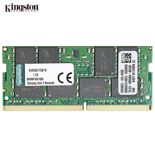 Kingston Memory RAM DDR4 4GB 8GB 16GB 32GB 2133MHz 2400MHz 2666MHz PC4-19200S 4 gb 8 gb 16 gb 32 gb 260Pin 8GB for Laptop RAM.