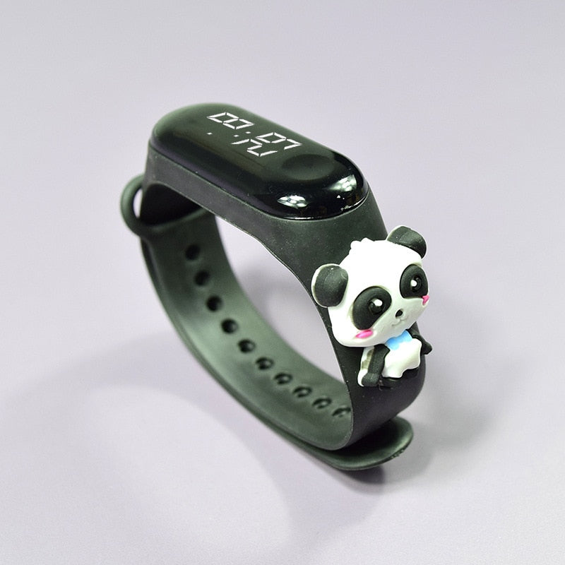 Disney Mickey Minnie LED Touch Watch Pooh Bear Bracelet Watch Student Children Sports Cartoon Electronic Watch Birthday Gifts.
