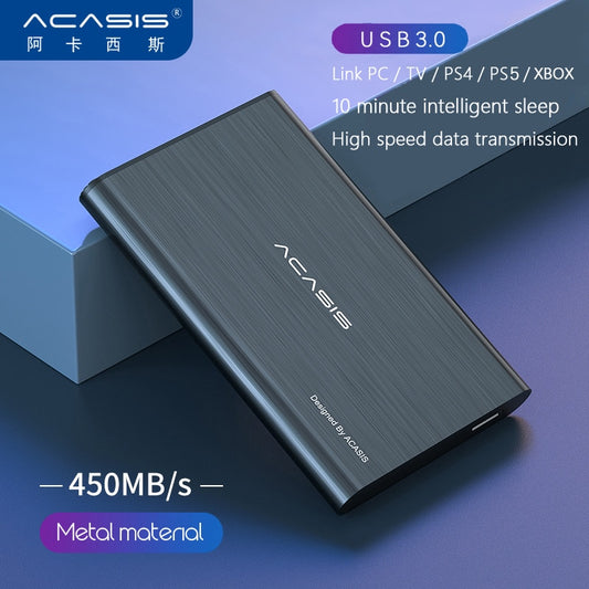 ACASIS 2.5'' External Hard Drive USB 3.0 Colorful Metal HDD Portable External HD Hard Disk for Desktop Laptop Server Super Deals.