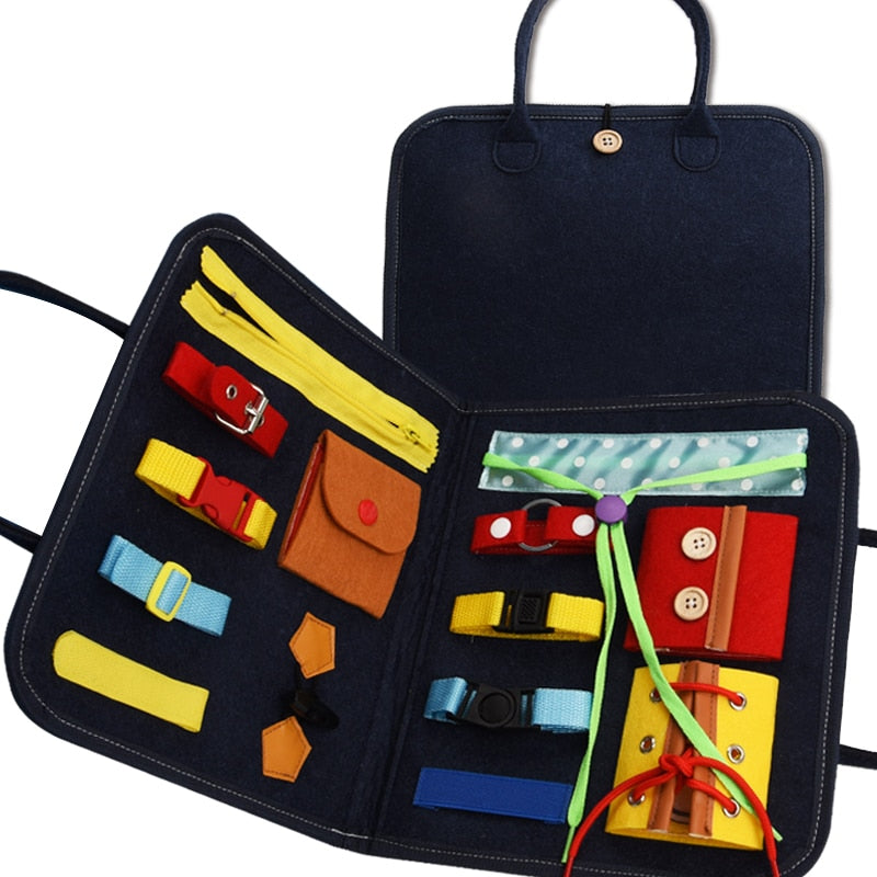 baby montessori toys for children boys girls Drawing Busy Board Educational toys Sensory Board For Ntelligence Development.