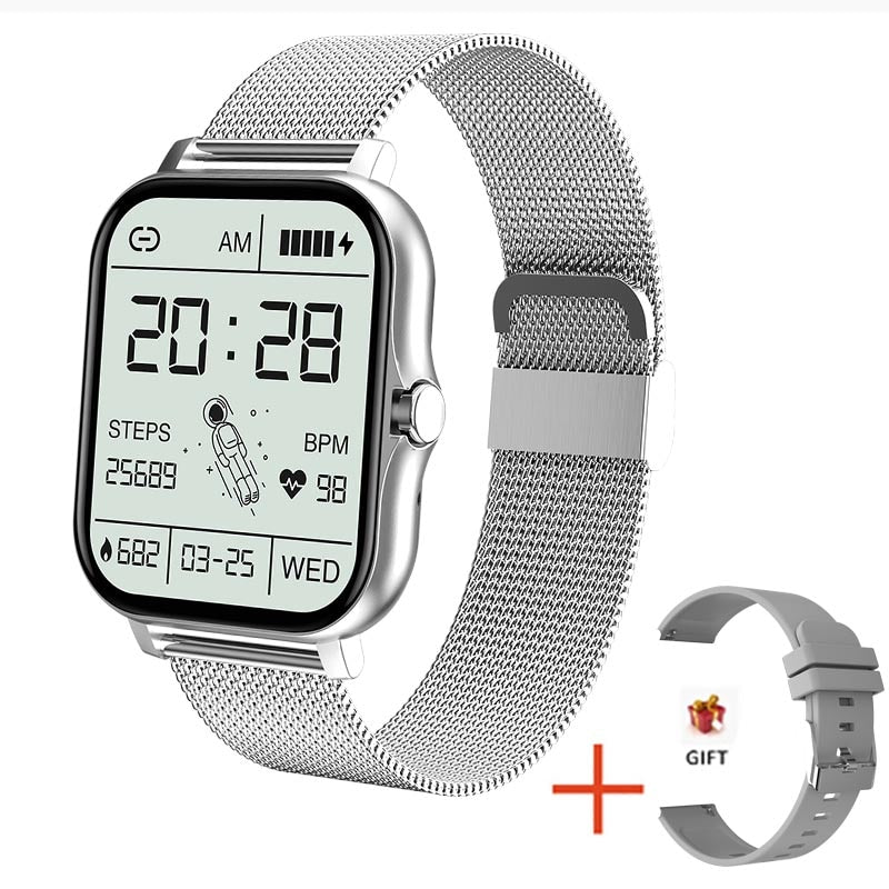 2021 New Women Smart watch Men 1.69" Color Screen Full touch Fitness Tracker Men Call Smart Clock Ladies For Android IOS+BOX.