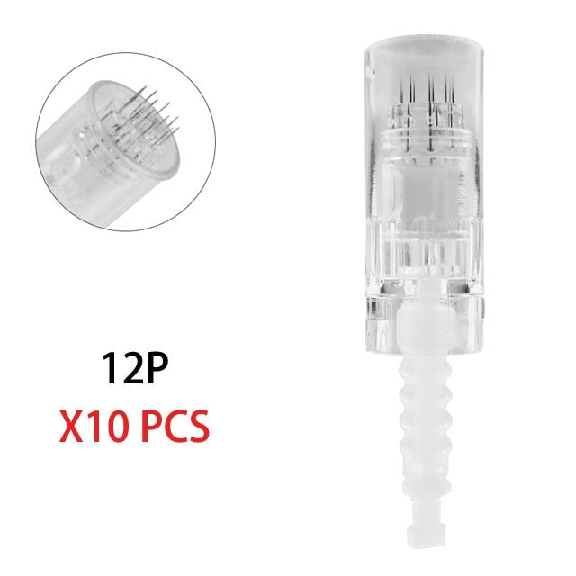 Bayonet Dr Pen Needle Cartridge NeedleTips Exfoliate Shrink Pores Device Electric Micro Rolling Derma StampTherapy Beauty Tools.