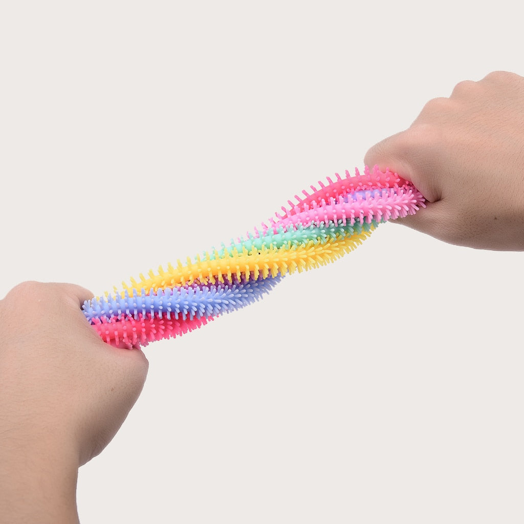 Worm Noodle Stretch String TPR Rope Anti Stress Toys String Fidget Autism Vent Toys Decompression Toy Sqishy Toy