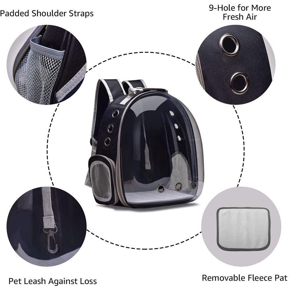 Cat Carrier Bag Cat Cage Transport Backpack Bag Travel Pet Portable Breathable Dog Shoulder Bags Carrier Pet For Cat Accessories