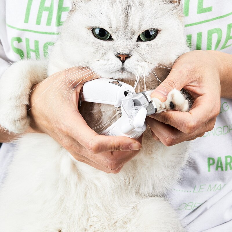 PETKIT Pet Cat Dog Safety Nail Clipper with LED Lighting Prevent Clipping The Nail Blood Vessels Grooming Cutter Trimmer