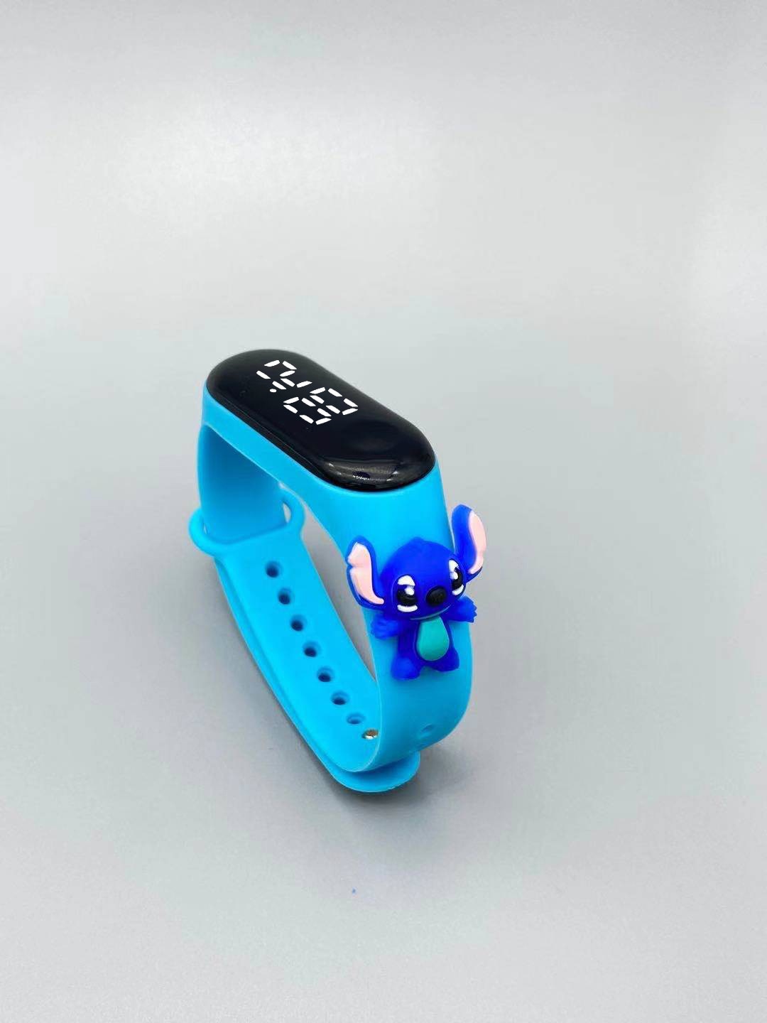 Disney Mickey Minnie LED Touch Watch Pooh Bear Bracelet Watch Student Children Sports Cartoon Electronic Watch Birthday Gifts.