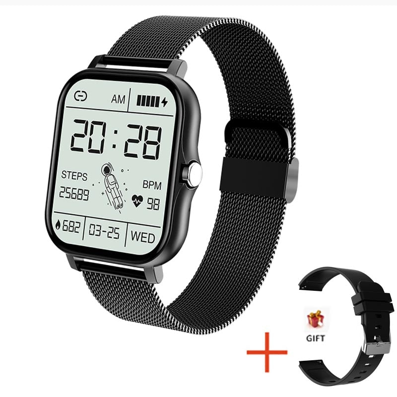 2021 New Women Smart watch Men 1.69" Color Screen Full touch Fitness Tracker Men Call Smart Clock Ladies For Android IOS+BOX.