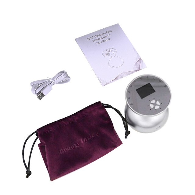 RF Ultrasound Cavitation Fat Burner Weight Loss Body Shaping Slimming Firming Device LED Photon Rejuvenation Face Lift Massager.