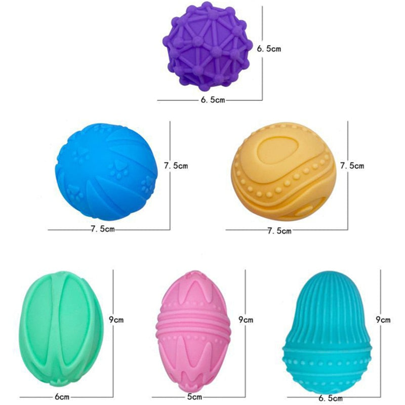 Baby Toy Ball Develop Infant Tactile Senses Toy Touch Ball Children Toys Baby Training Ball Massage Soft Ball 0 12 Months.
