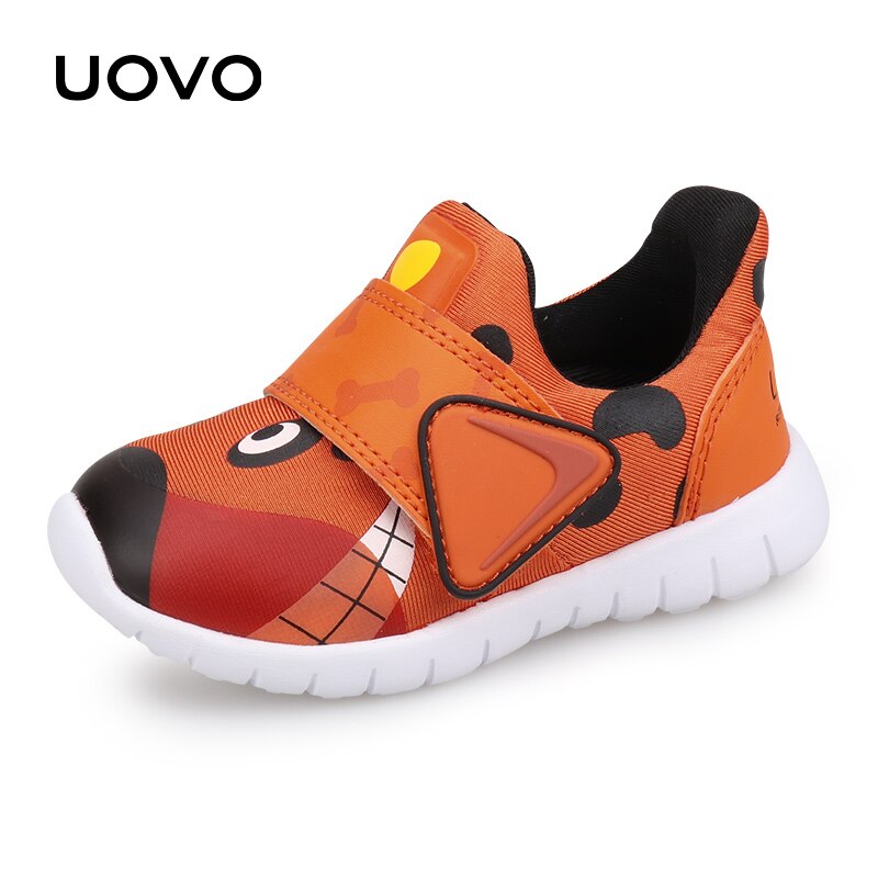 UOVO Baby Toddler Casual Shoes Boys Girls Spring Breathable Little Kids Footwear Hook-And-Loop Size #22-30