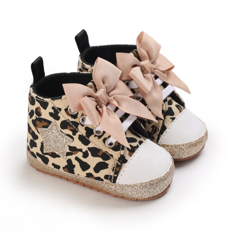 Baby First Walkers New Infant Kid Girls Shoes Lovely Anti-slip Soft Sole Newborn Sneakers Anti-Slip Prewalkers 0-18M