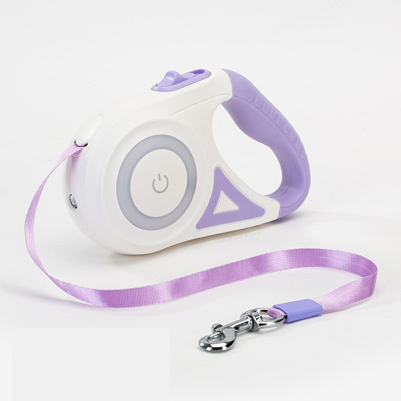 Xiaomi PETKIT Automatic Telescopic Dog Leash Dog Chain Small Medium Dog Leads 4.5m Headlamp Retractable Glow Dark Dog Supplies