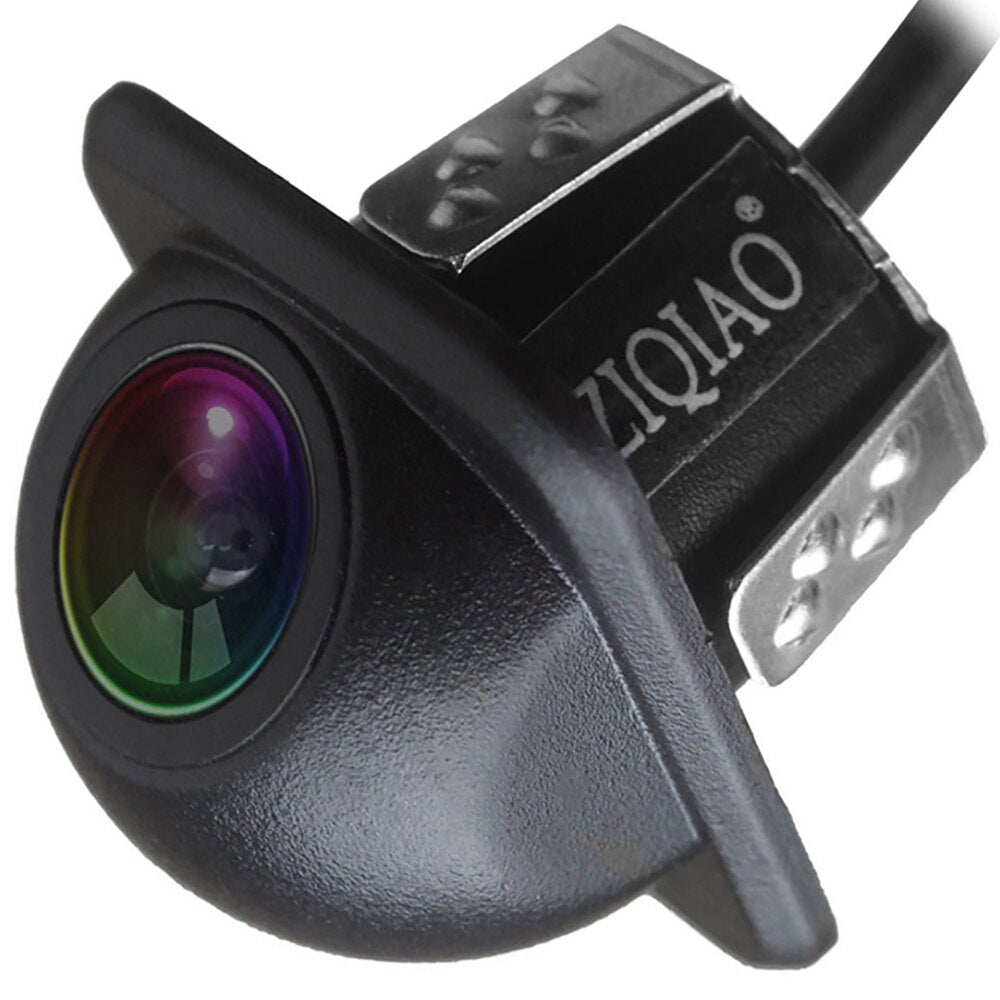 ZIQIAO Car Rear View Camera Universal Waterproof Night Vision HD Reversing Parking Backup Camera.