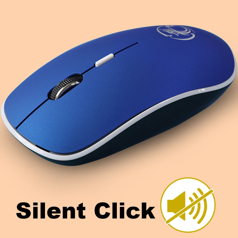 Silent Wireless Mouse PC Computer Mouse Gamer Ergonomic Mouse Optical Noiseless USB Mice Silent Mause Wireless For PC Laptop