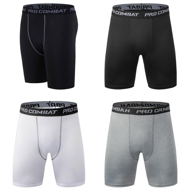 Men Sports Leggings Fitness Elastic Compression Tights Quick Drying Running Training Fitness Stretch Pants