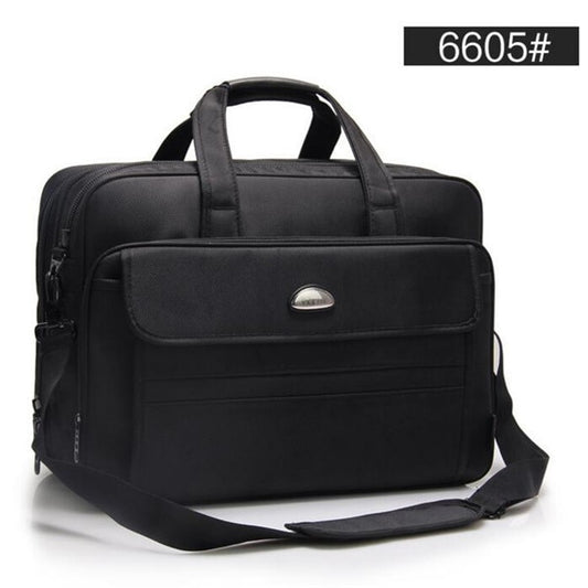Large Capacity Business Men 17 Inches Briefcases Black Bags Men's Waterproof Computer Laptop Briefcase Male Travel Shoulder Bag
