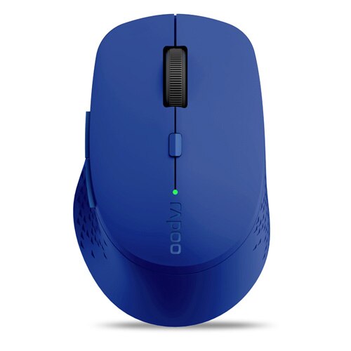 Orignial Rapoo Multi-mode Silent Wireless Mouse with Side buttons Bluetooth-compatible and 2.4GHz for Three Devices Connection.