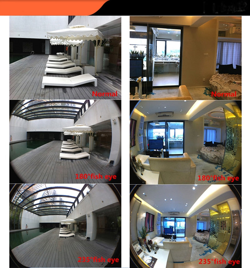 ORBMART Universal Clip 235 Degree Super Fish Eye Camera Fisheye Lens For Apple iPhone Samsung Xiaomi Huawei Mobile Phone Lenses.