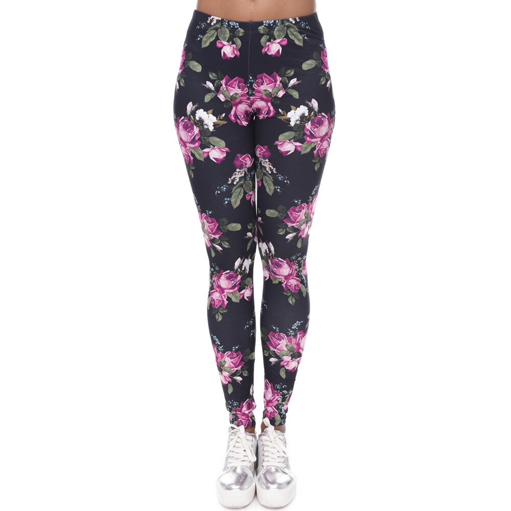 Brands Women Fashion Legging Aztec Round Ombre Printing leggins Slim High Waist Leggings Woman Pants