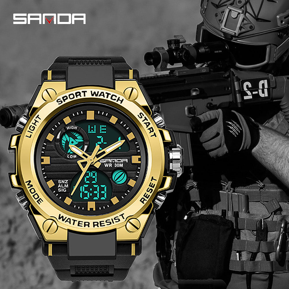 SANDA Brand G Style Men Digital Watch Shock Military Sports Watches Fashion Waterproof Electronic Wristwatch Mens 2020 Relogios.