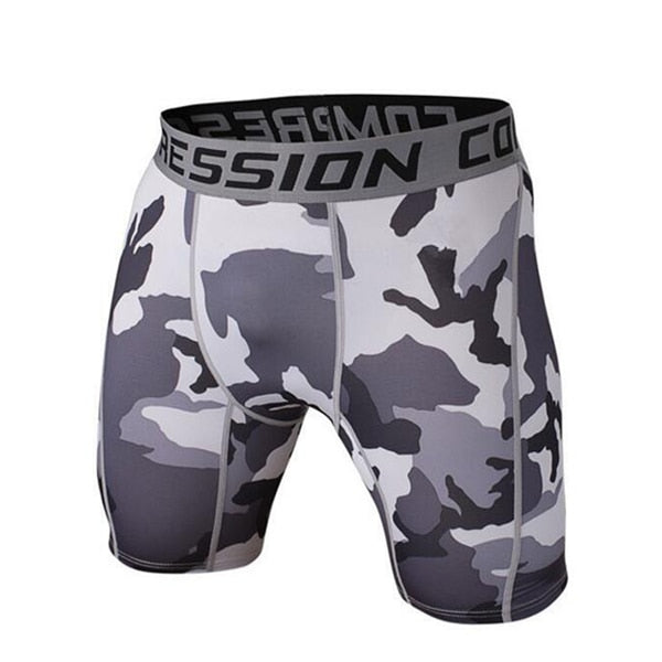 New 2019 Mens Tight Elastic Compression Shorts Fitness Brand Clothing Wicking Bermuda Short Pants Homme Men Bodybuilding Shorts