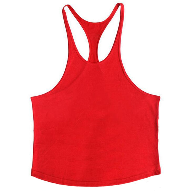 Plain Bodybuilding Stringer Tank Tops Men Workout Hooded Shirt Fitness Tank Top Men Gym Clothing Cotton Vest Hoodies