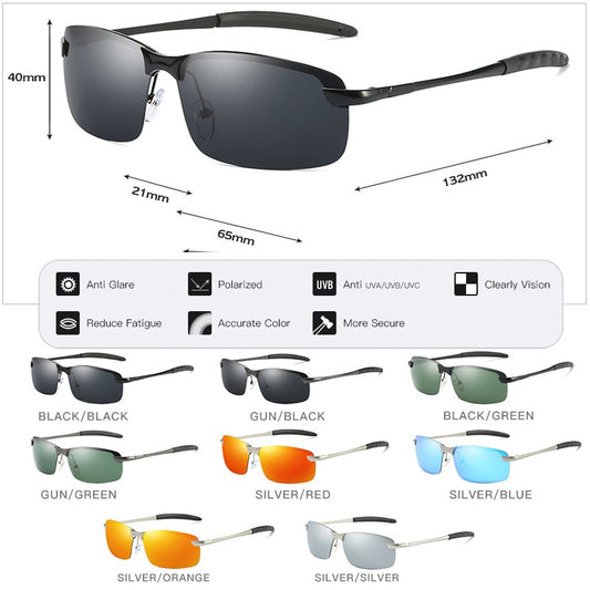 CoolPandas Anti glare HD Polarized Men Sunglasses Brand Designer Metal Driving Women sun glasses Oculos De Sol Masculino Ray.