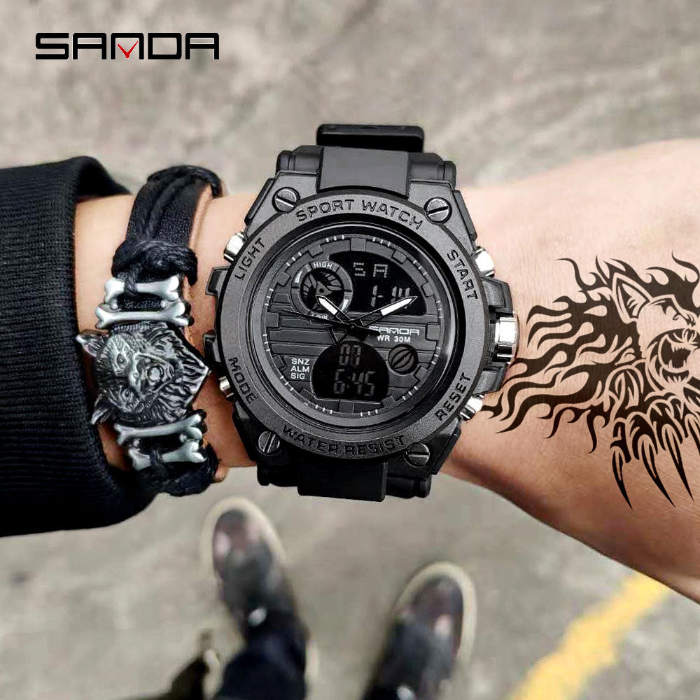 SANDA Brand G Style Men Digital Watch Shock Military Sports Watches Fashion Waterproof Electronic Wristwatch Mens 2020 Relogios.
