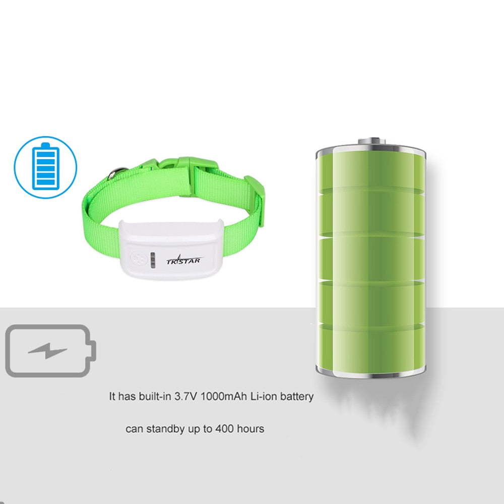 Dog GPS Tracker TK909 Waterproof IP65 Geo-fence 400h Standby Mini GPS Locator For Dog GPS For Cat Collar Voice Monitor FREE APP.