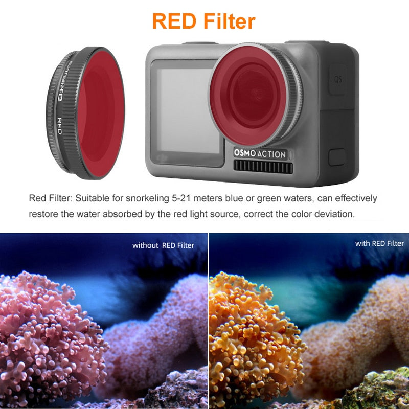Diving Filter CPL Polar Filter for DJI OSMO Action ND 4 8 16 32 UV Protect Lens Filter For OSMO Action Camera Lens Accessories.