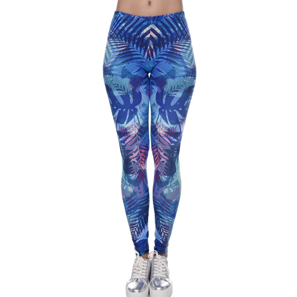 Brands Women Fashion Legging Aztec Round Ombre Printing leggins Slim High Waist Leggings Woman Pants