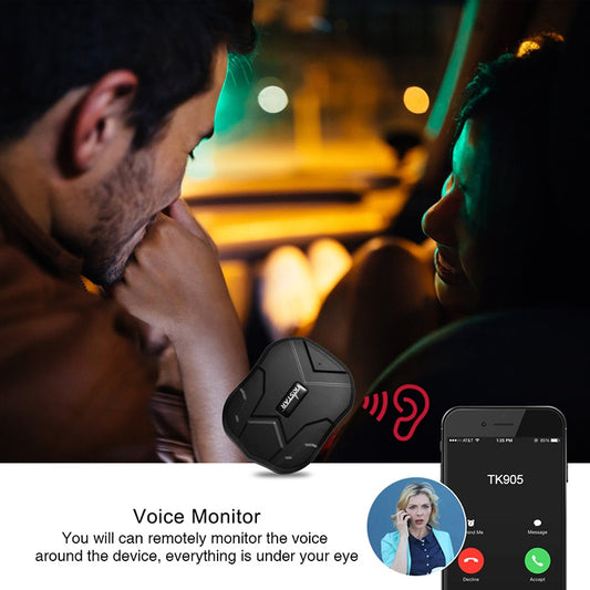 GPS Tracker Car Tracker 90 Day Standby Tkstar TK905 GPRS GPS Locator Waterproof Vehicle Tracker 2G Magnet Voice Monitor Free APP.