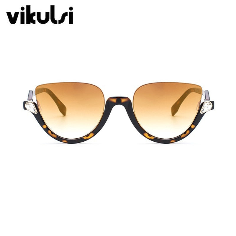 Luxury Diamond Cat Eye Shades Sunglasses Women 2017 Unique Brand Designer Clear Sun Glasses Fashion Style Sunglasses UV400 Gafas