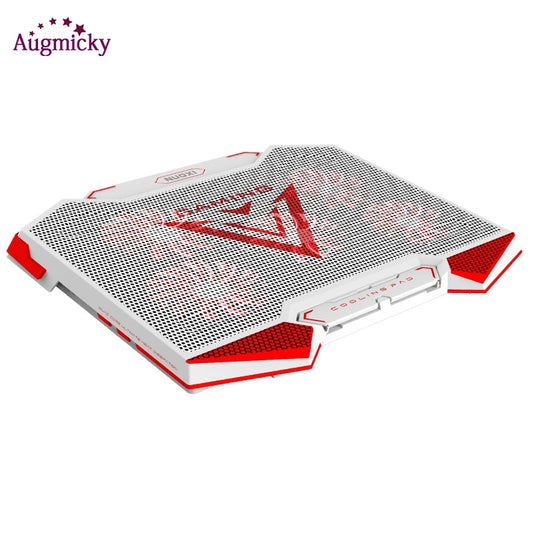 2018 New Notebook PC Cooler Laptop Cooling Pad Stand Air Cooled 5 Fans USB Ergonomics Adjustable Holder for 12-17 inch Laptop