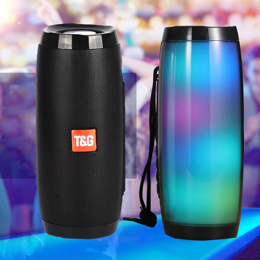 Wireless Speaker Bluetooth-compatible Speaker Microlab Portable Speaker Powerful High Outdoor Bass TF FM Radio with LED Light.