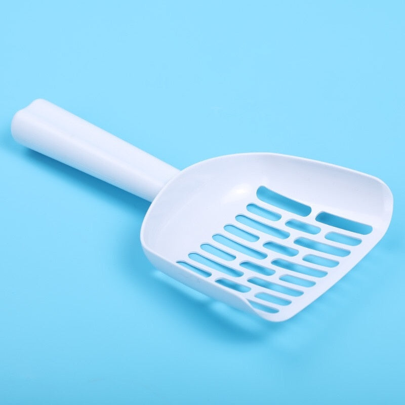 PC Cat Litter Shovel Scooper Big Hole Size Kittens Toilet Box Scoop Trowel for Tofu Litter Sand Cleaning Pet Tray Waste Clean