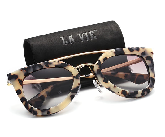 La Vie Handmade Real Acetate Glasses Sunglasses for Women High Quality Handmade Original Brand Design Women Sunglasses