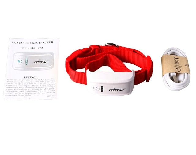 Dog GPS Tracker TK909 Waterproof IP65 Geo-fence 400h Standby Mini GPS Locator For Dog GPS For Cat Collar Voice Monitor FREE APP.