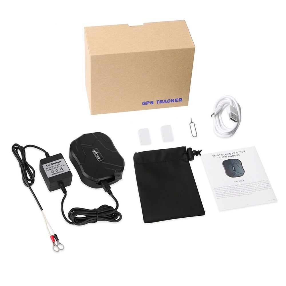 GPS Tracker Car Tracker 90 Day Standby Tkstar TK905 GPRS GPS Locator Waterproof Vehicle Tracker 2G Magnet Voice Monitor Free APP.