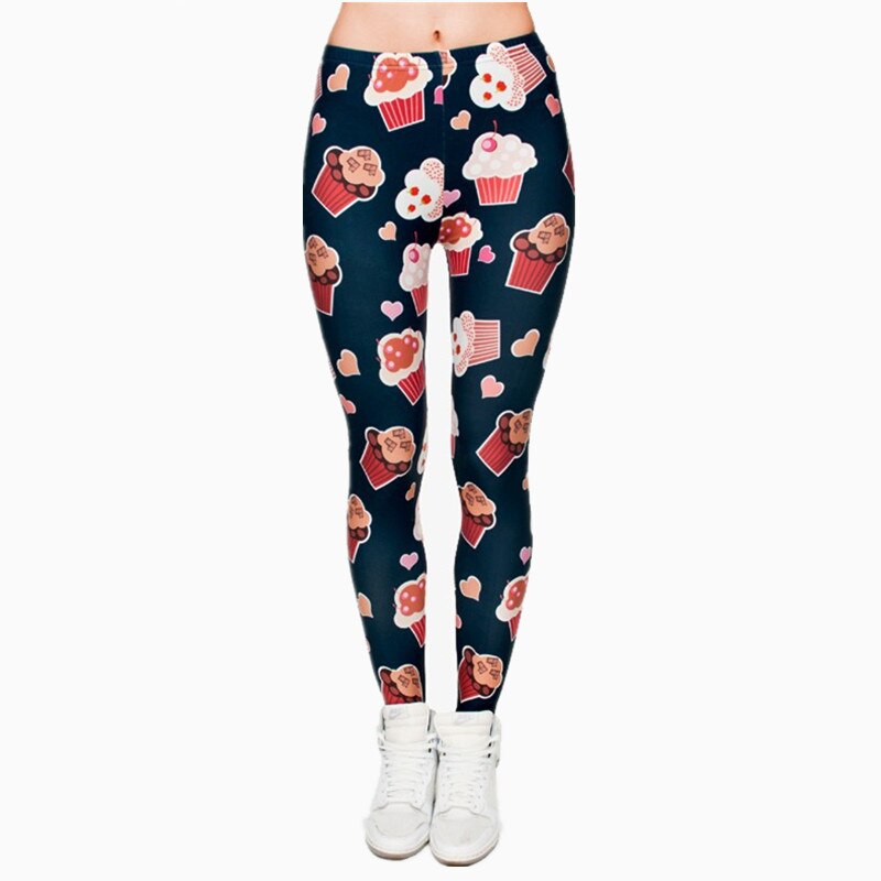 Brands Women Fashion Legging Aztec Round Ombre Printing leggins Slim High Waist Leggings Woman Pants