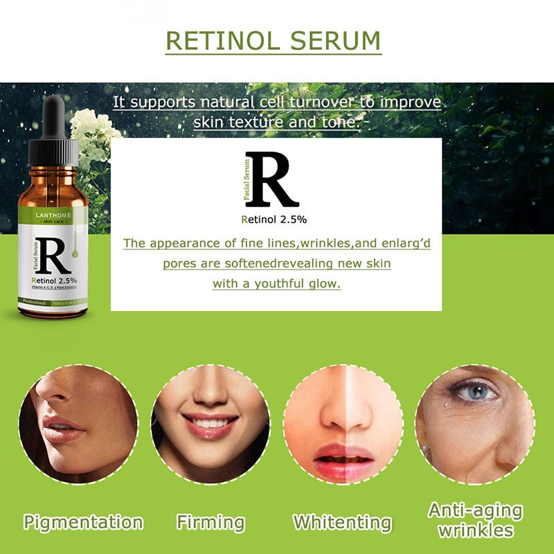 Retinol Essence with 2.5% Vitamin C Anti-wrinkle Anti-oxidation Whitening Moisturizing Essence MH88
