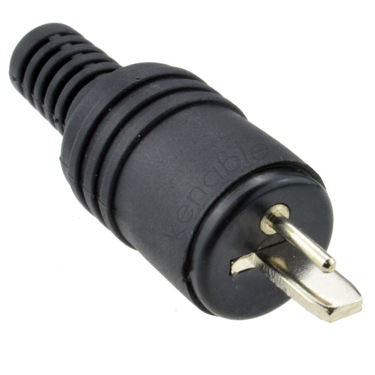 2 pcs 2 pin Black DIN Plug Speaker and HiFi Connector Screw Terminals Connector Power Audio Lamp Signal Plug Adapters.