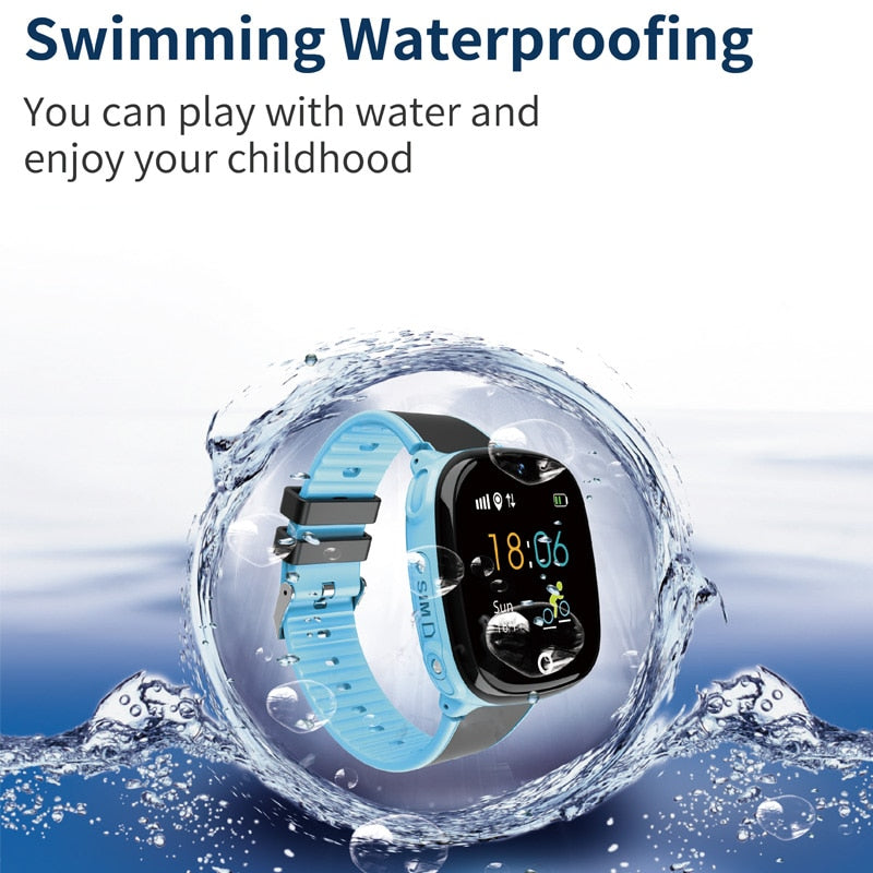 HW11 GPS Smart Watch Kids Waterproof Smartwatch Pedometer Smart Watch Children SOS Call Kids Safe GPS Tracker 2G Kids Smartwatch.